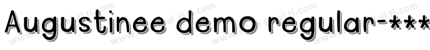 Augustinee demo regular字体转换